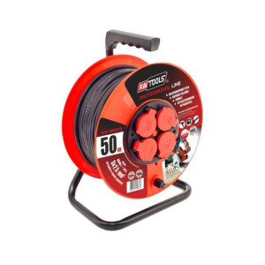 Awtools Przedłużacz Bęben Professional 50m 3x2,5mm 16a / 3680w / Ip44