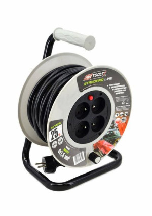 Awtools Przedłużacz Bęben Standard 25m 3x1,5 Mm 16a / 3680w