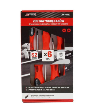 Awtools Zestaw Wkrętaków S2 / 6szt.