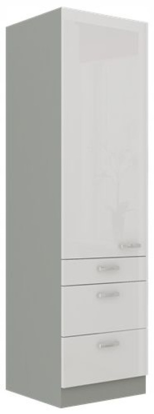 Słupek Kuchenny Blanca 60 Dks-210 3s 1f Szary/biał