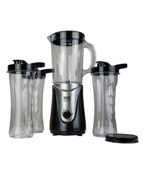 Blender kielichowy w zestawie z bidonami 3 szt.