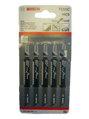 Bosch Brzeszczot Do Wyrzynarki 5 Szt T111c Drewno