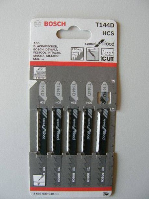 Bosch Brzeszczot Do Wyrzynarki 5 Szt T144d Drewno