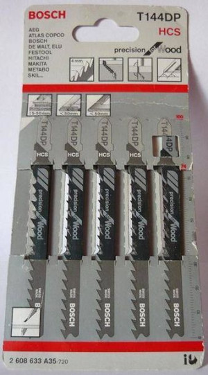 Bosch Brzeszczot Do Wyrzynarki 5szt T144dp Blat Kuchenny