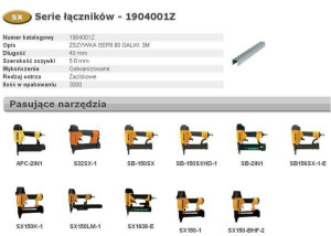 Bostitch Zszywki 90 40mm 3000 Szt