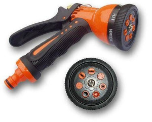 Bradas Pistolet Do Wody Zraszający Metalowy 7-funkcji Zebra Eco7203