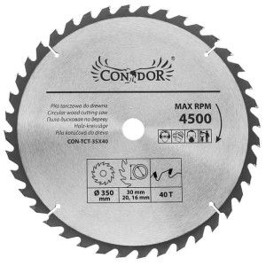 Condor Piła Tarczowa Widiowa 350 X 30 X 40-zębów