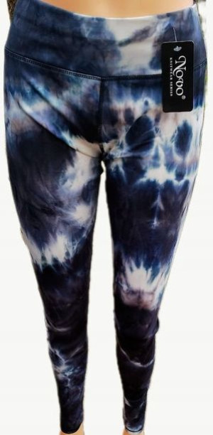 Legginsy Ombre granat z wysokim stanem r. L/XL
