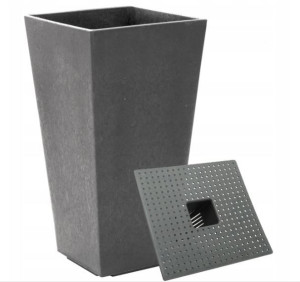 Donica Doniczka Ogrodowa Balkon Eco 50cm Szara