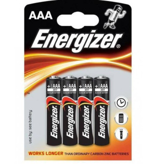 Energizer Bateria Alkaiczna Lr-03 Base Typ Aaa 1,5v, Blister 4szt.