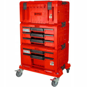 Skrzynka Narzędziowa Qbrick Pro Red Workshop Set 4