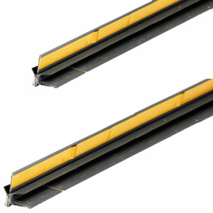 Listwa przyokienna uszczelka PCV 6mm GRAFIT 3m