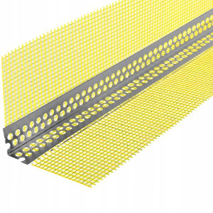 Narożnik Aluminiowy Z Siatką 10x10cm 25x25mm 2,5m