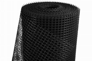 Siatka Ogrodzeniowa Plastikowa Czarna 1,2x50m Pcv