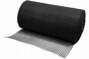 Siatka Ogrodzeniowa Plastikowa Czarna 1,0x50m Pcv