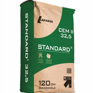 Cement Lafarge Standard Workowany 32,5r 25kg Zielo