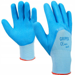 RĘKAWICE robocze Rękawiczki R.9 L LATEX GRIPEX