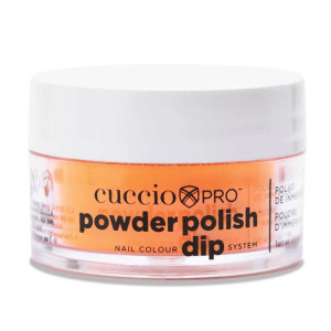 CUCCIO DIP Puder do manicure tytanowy 3043 Neon Orange - 14g