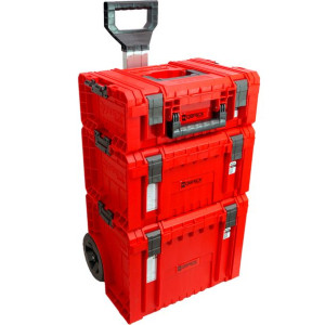 Skrzynka Narzędziowa Na Kółkach Qbrick Pro Red Set