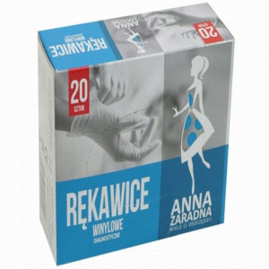 Rękawice winylowe 20szt