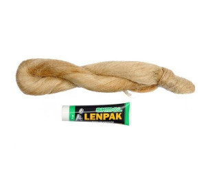 Hydrauliczny Zestaw Naprawczy Pasta Lenpak 65g + Pakuły Lniane 100g