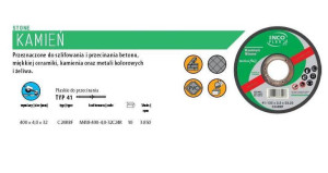 Incoflex Tarcza Do Ciecia Kamienia 400x4,0x32mm
