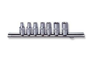 Jonnesway Komplet Nasadek 7 Elem. (1/4")torx S06h27s