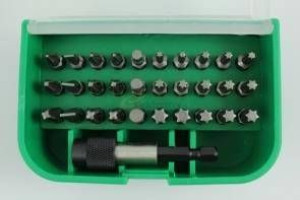 Jonnesway Końcówki / Bity 1/4" 7 Elem. + Pokrętło S08h208s