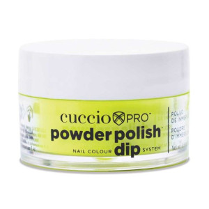 CUCCIO DIP Puder do manicure tytanowy 3073 Neon Yellow - 14g