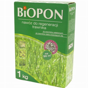 BIOPON NAWÓZ do REGENERACJI Trawnika GRANULAT 1kg