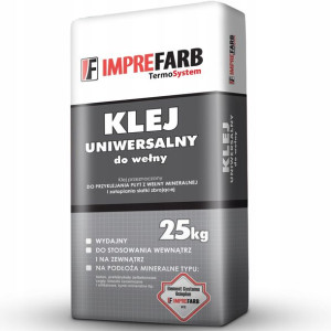 KLEJ DO zatapiania SIATKI do WEŁNY 25kg IMPREFARB
