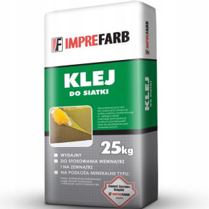 KLEJ DO zatapiania SIATKI do ociepleń szary - 25kg