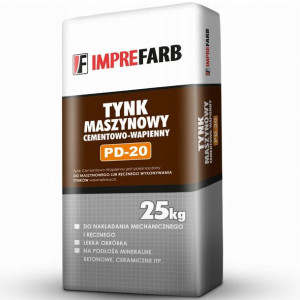 TYNK MASZYNOWY cementowo wapienny PD-20 - 25kg