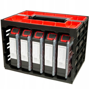 Walizka z organizerami TAGER CASE + 5 organizerów