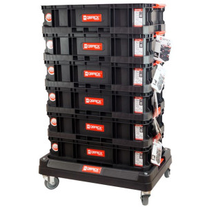 Skrzynka Narzędziowa Qbrick Two Box 100 6x + Kółka