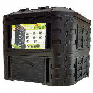 Kompostownik Modułowy 540l Czarny Modular Patrol