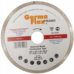 Tarcza Diamentowa Ciągła Do Płytek 125mm Pir16871