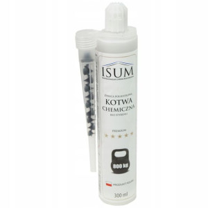 KOTWA CHEMICZNA kotwy klej żywica poli ATEST ISUM