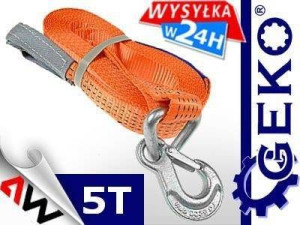 Linka Holownicza 5tx7,5m Z Hakiem I Pętl