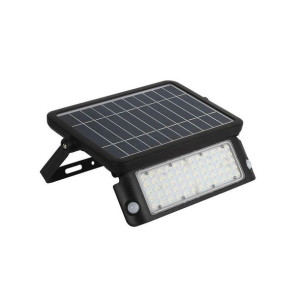 Projektor Solarny V-TAC 10W LED Czarny Czujnk Ruchu IP65 VT-787-10 4000K