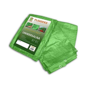 Plandeka Wzmocniona Zielona 90g 10 X 12m Bradas
