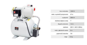 Nac Hydrofor 1200w 19l Bse120-19-k