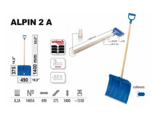 Prosperplast Łopata Do Śniegu Alpin 2 Listwa Aluminiowa