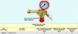 Reduktor Propan (lpg) Red112