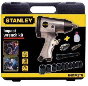 Stanley Klucz Udarowy Pneumatyczny1/2" + Nasadki 10szt.