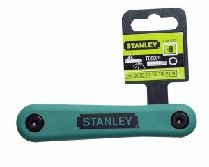 Stanley Klucze Torx 8 Elem. Składane T9-t40