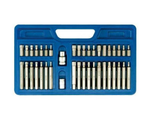 Vorel Końcówki Hex, Torx, Spline Kpl. 40szt. W Plastikowej Kasecie 66410