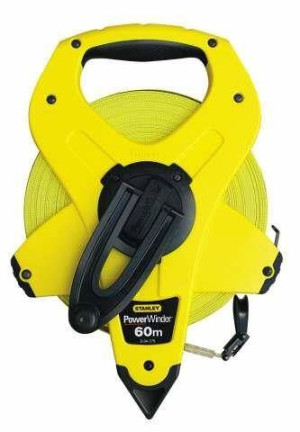 Stanley Taśma Miernicza Geodezyjna Z Włókna Szklanego Powerwinder 60m