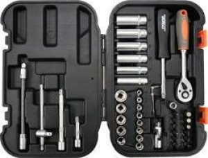 Sthor Zestaw Kluczy 1/4" 42el 58641