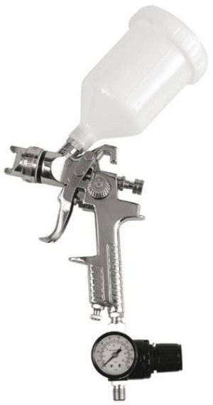 Vorel Pistolet Lakierniczy Hvlp 600ml Z Górnym Zbiornikiem + Manometr 80902